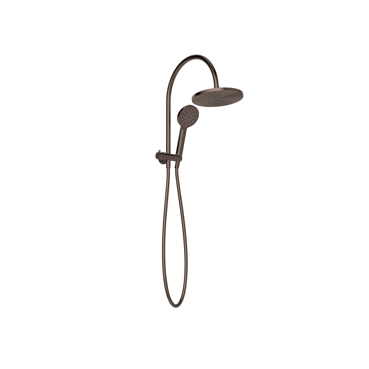 Phoenix Vivid MKII compact twin shower with overhead rose and hand shower