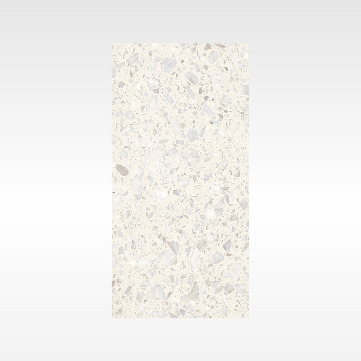 Terrazzo Cream 300x600 matt porcelain tile