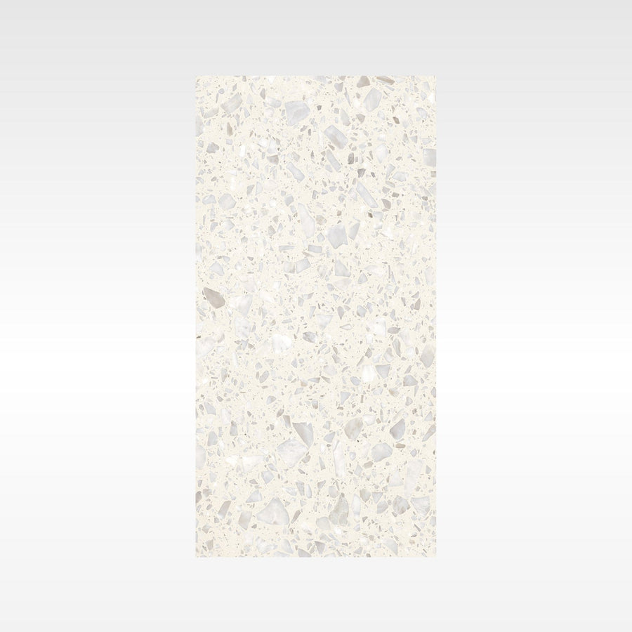 Terrazzo Cream 300x600 matt porcelain tile