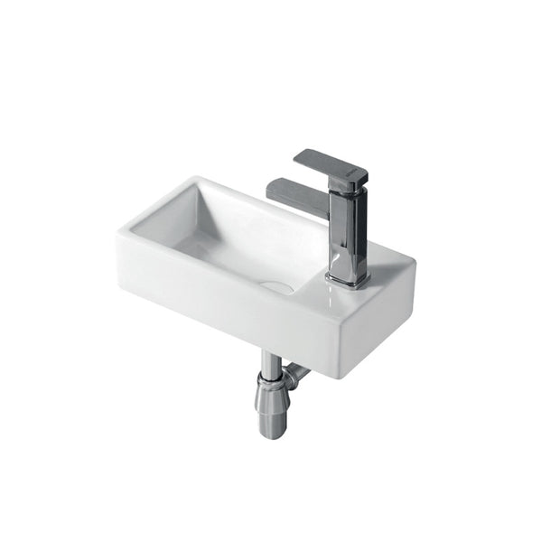 Zenmo Mini Wall Hung Basin Right Hand