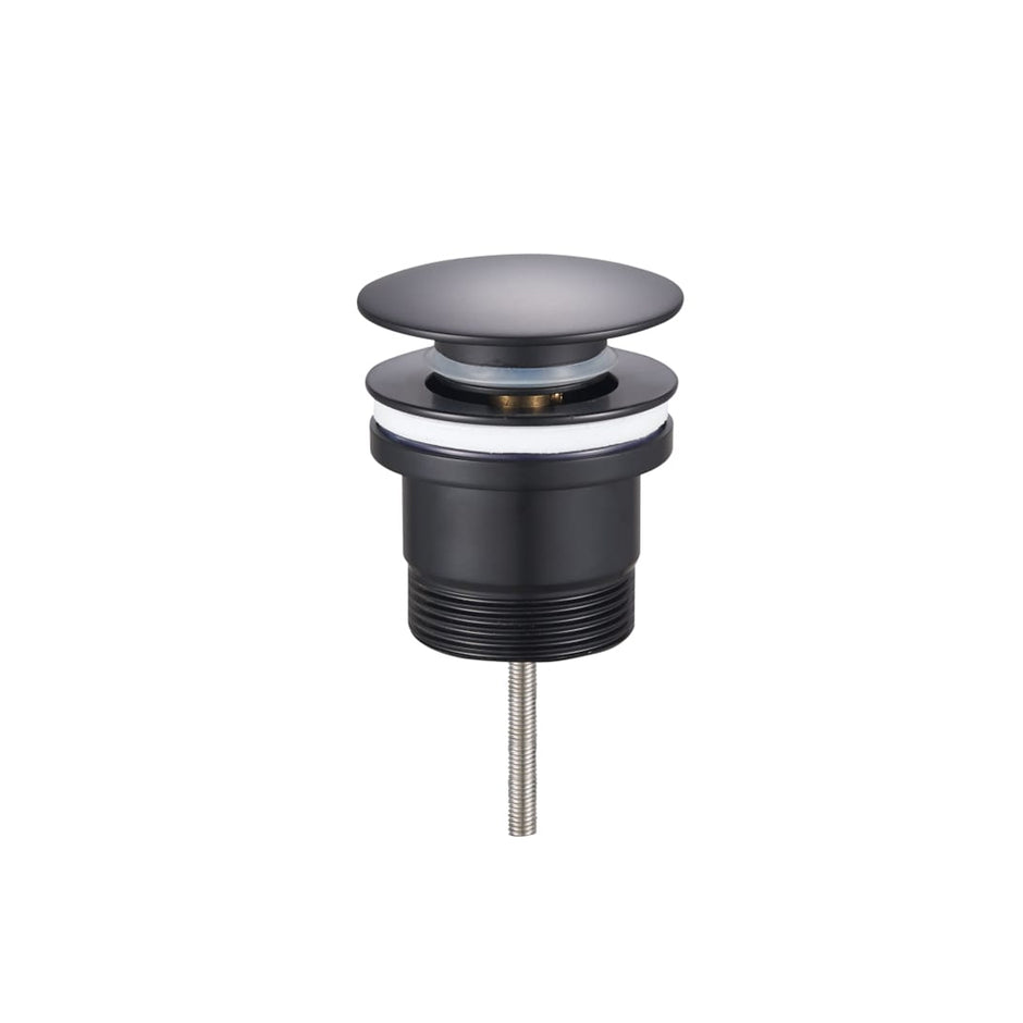 Zenmo Universal Pop Up Plug Waste in Matte Black