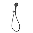 Zenmo Rainjet 3 Function Hand Shower on Bracket with Metal Hose in Matte Black