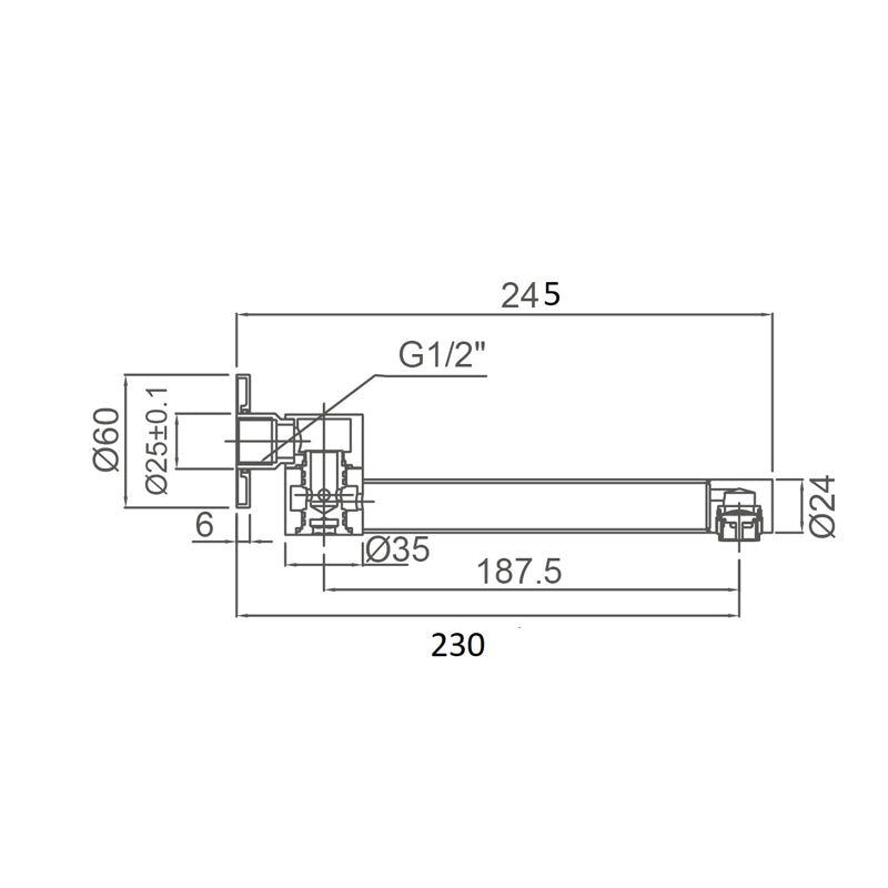 Zenmo Jess Swivel Bath Spout
