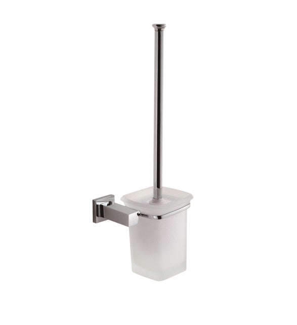 Zenmo Qubi Toilet Brush Holder in Chrome