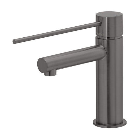 Phoenix Vivid Slimline Basin Mixer With Extended Lever in Brushed Carbon