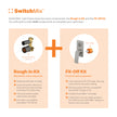 SwitchMix Shower / Bath Diverter Mixer Rough-In Kit - Lead Free