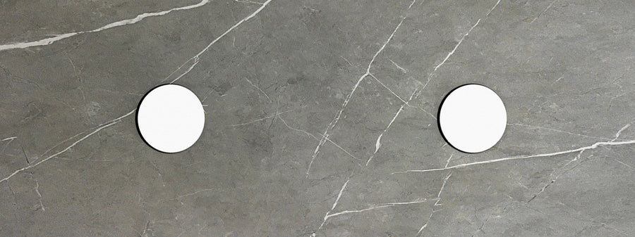 Rock Plate Stone 1800x465x15mm Amani Grey - Above Counter No Taphole RP154G-130
