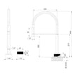 Axia Flexible Hob Sink Mixer Set 230mm