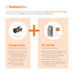 Teel SwitchMix Shower / Wall Mixer (Fit-Off Kit Only) - Lead Free