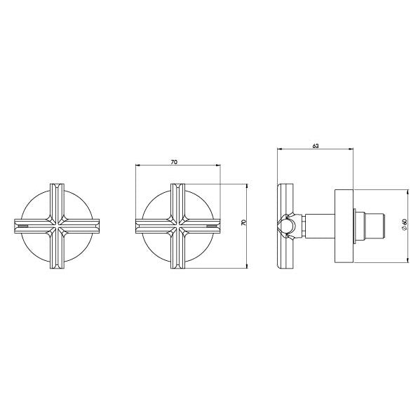 Phoeinx Vivid Slimline Plus Wall Top Assemblies