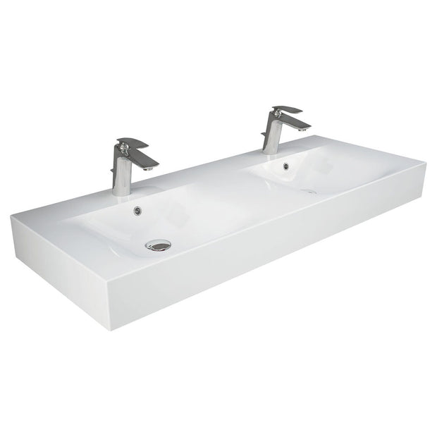 Fienza RAK Des 121 Wall Basin, Alpine White wall hung vanity
