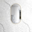 Noosa 1200(W)x600(H) Gold Metal Frame Tuffi Mirror- Install Horizontal or Vertical