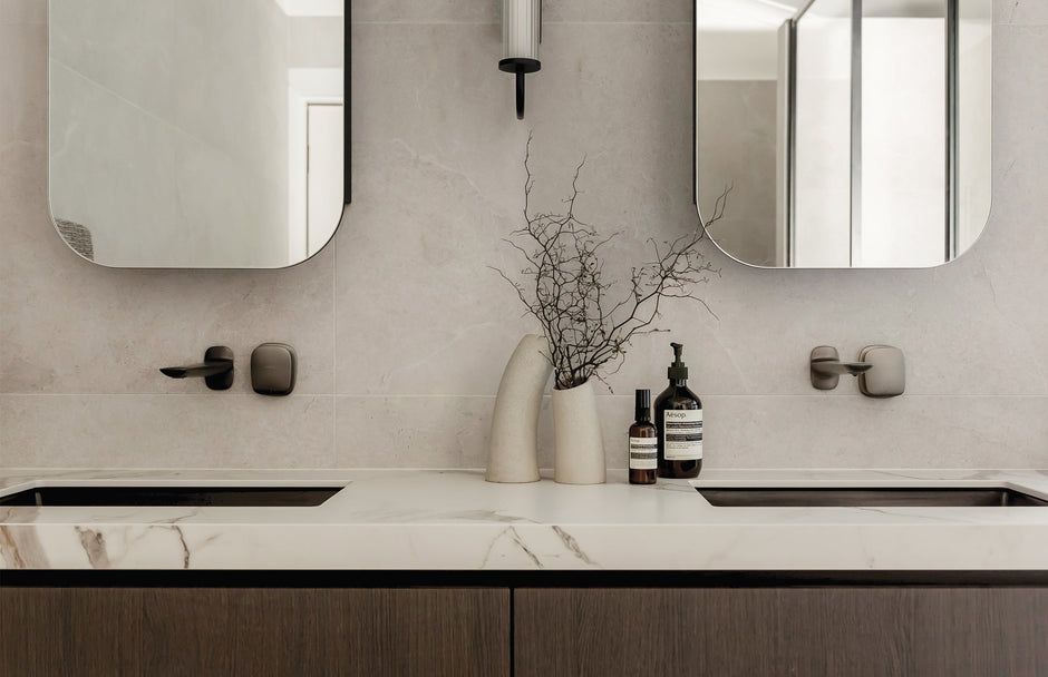 Nuage Wall Basin / Bath Mixer Set 200mm - Lead Free
