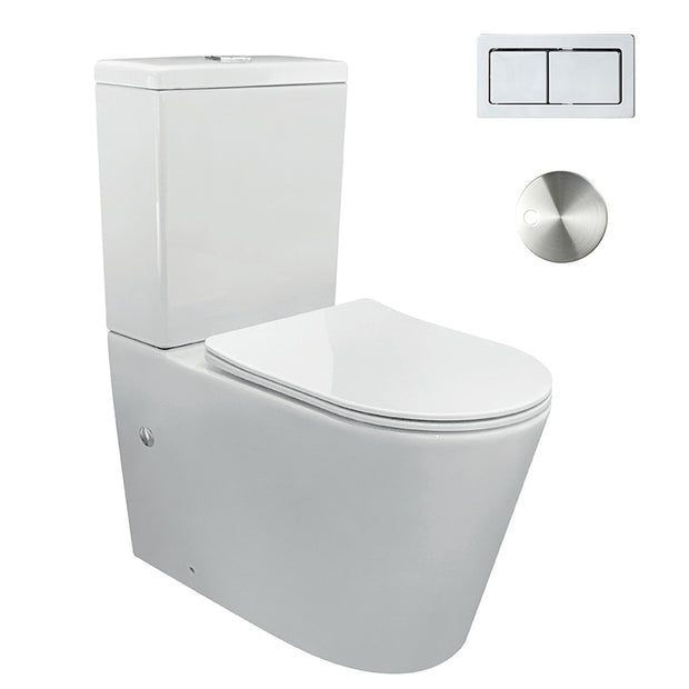 Zenmo Jess-II Toilet Suite in Chrome