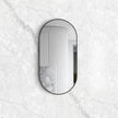 Otti Noosa 1200(W)x600(H) Black Metal Frame Tuffi Mirror- Install Horizontal or Vertical