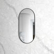 Otti Noosa 1200(W)x600(H) Black Metal Frame Tuffi Mirror- Install Horizontal or Vertical
