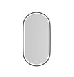 Otti LED Noosa 900(H)x450(W) Black Metal Frame Tuffi Mirror