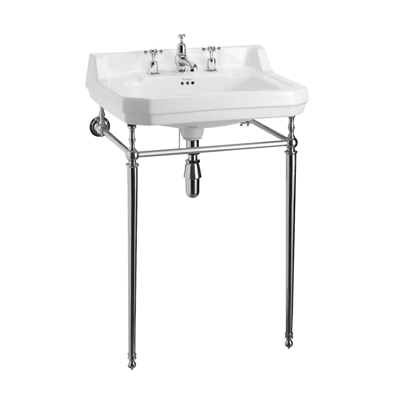 Burlington Edwardian 61cm Basin and Stand 3TH