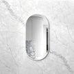 Noosa 1200(W)x600(H) White Metal Frame Tuffi Mirror- Install Horizontal or Vertical