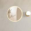 LED Bondi 800mm White Metal Frame Tuffi Mirror