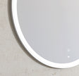 LED Bondi 800mm White Metal Frame Tuffi Mirror