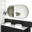 LED Noosa 1500(W)x750(H) Black Metal Frame Tuffi Mirror- Install Horizontal or Vertical