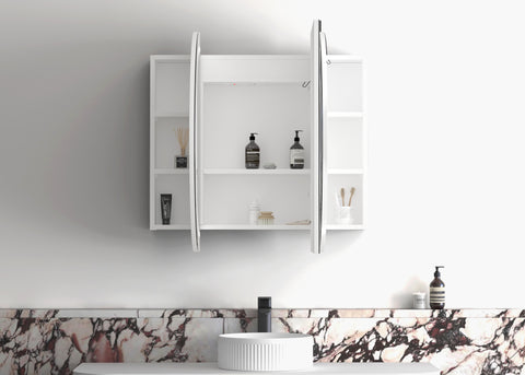 Otti LED Bondi 1200(W)x750(H) White Shaving Cabinet, Premium Edition
