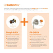 Cromford SwitchMix Shower / Wall Mixer (Fit-Off Kit Only)