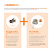 Cromford SwitchMix Shower / Wall Mixer (Fit-Off Kit Only)