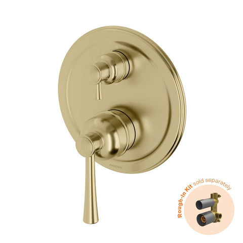 Phoenix Cromford Switch Mix Wall Diverter Mixer Fit Off Kit Only