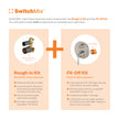 Cromford Switch Mix Wall Diverter Mixer Fit Off Kit Only