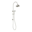 Cromford Twin Shower 210mm Rose
