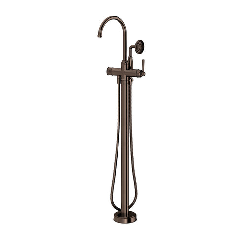 Phoenix Cromford Floor Mounted Bath Mixer With Handshower