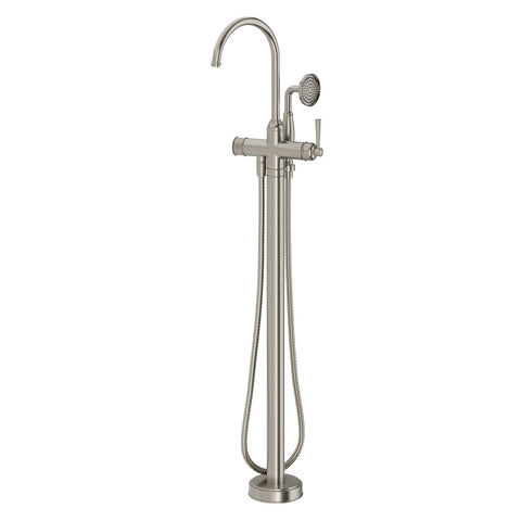Phoenix Cromford Floor Mounted Bath Mixer With Handshower