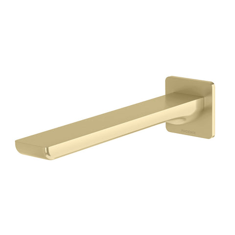 Phoenix Gloss MKII Wall Basin / Bath Outlet 200mm bath spout