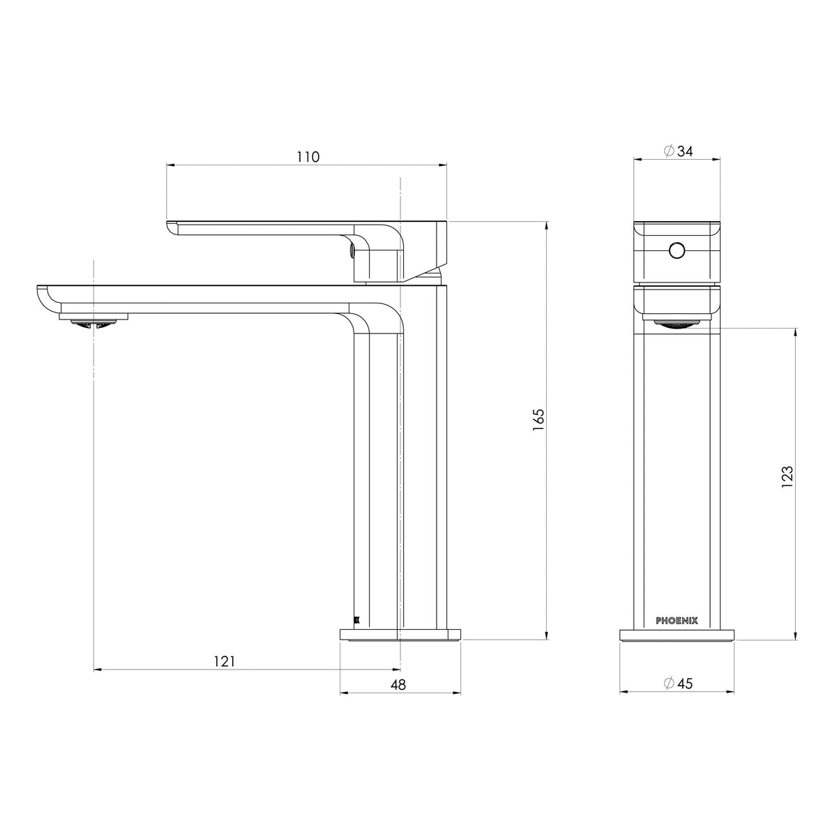 Gloss MKII Basin Mixer - Lead Free