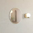 London 700mm Gold Metal Frame Tuffi Mirror