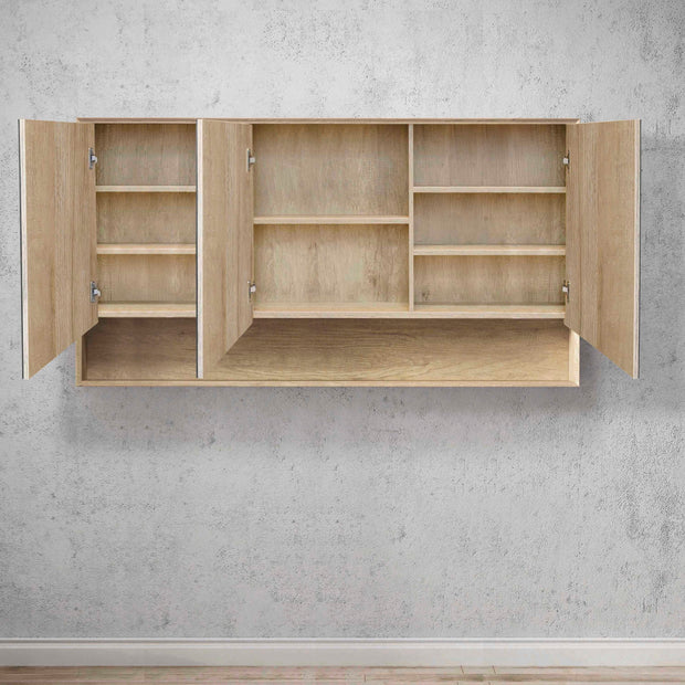 Byron 1500x800 Natural Oak Shaving Cabinet
