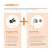 Vask SwitchMix Shower / Wall Mixer (Fit-Off Kit Only)