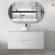 Newport 900x450 White Shaving Cabinet