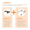 Phoenix Wiltern SwitchMix Wall Basin / Bath Mixer Set 190mm (Fit-Off Kit Only)