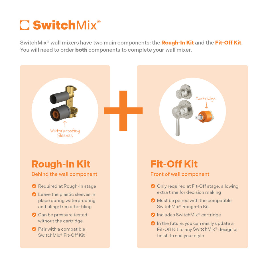 Phoenix Wiltern SwitchMix Shower / Bath Diverter Mixer (Fit-Off Kit Only)
