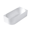 Otti Attica Celine Right Corner 1700 Matte White Bath with Overflow