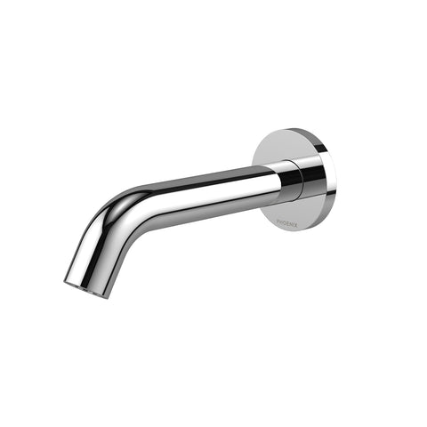 Phoenix Vivid MKII Wall Basin / Bath Outlet 160mm Curved bath spout