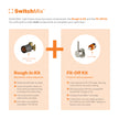 Vivid MKII SwitchMix Shower / Wall Mixer Pin Up (Fit-Off Kit Only)