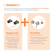 Vivid MKII SwitchMix Shower / Bath Diverter Mixer (Fit-Off Kit Only)