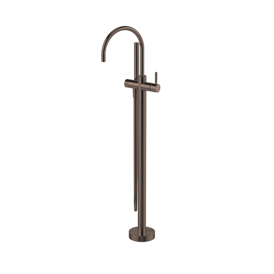 Vivid MKII Floor Mounted Bath Mixer with Hand Shower