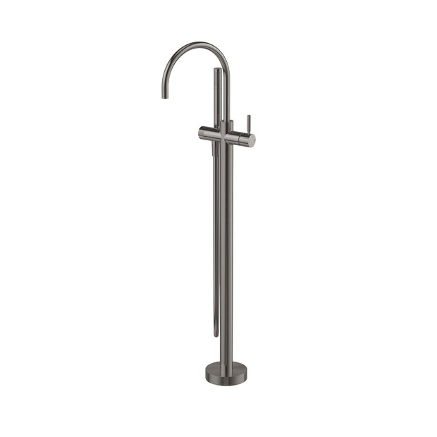 Vivid MKII Floor Mounted Bath Mixer with Hand Shower