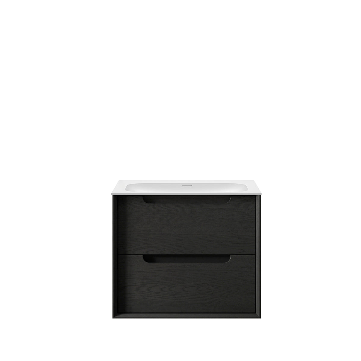 Otti Byron 600mm Black Oak Wall Hung Vanity