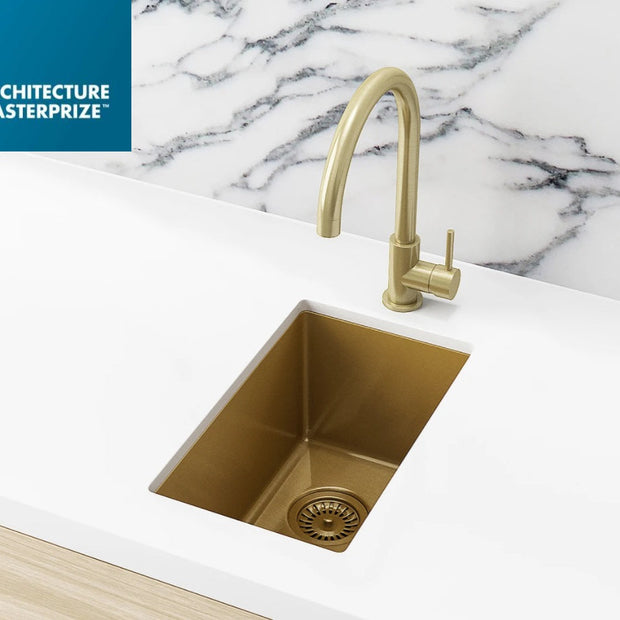 Lavello Bar Sink - Single Bowl 382 x 272 - Tiger Bronze